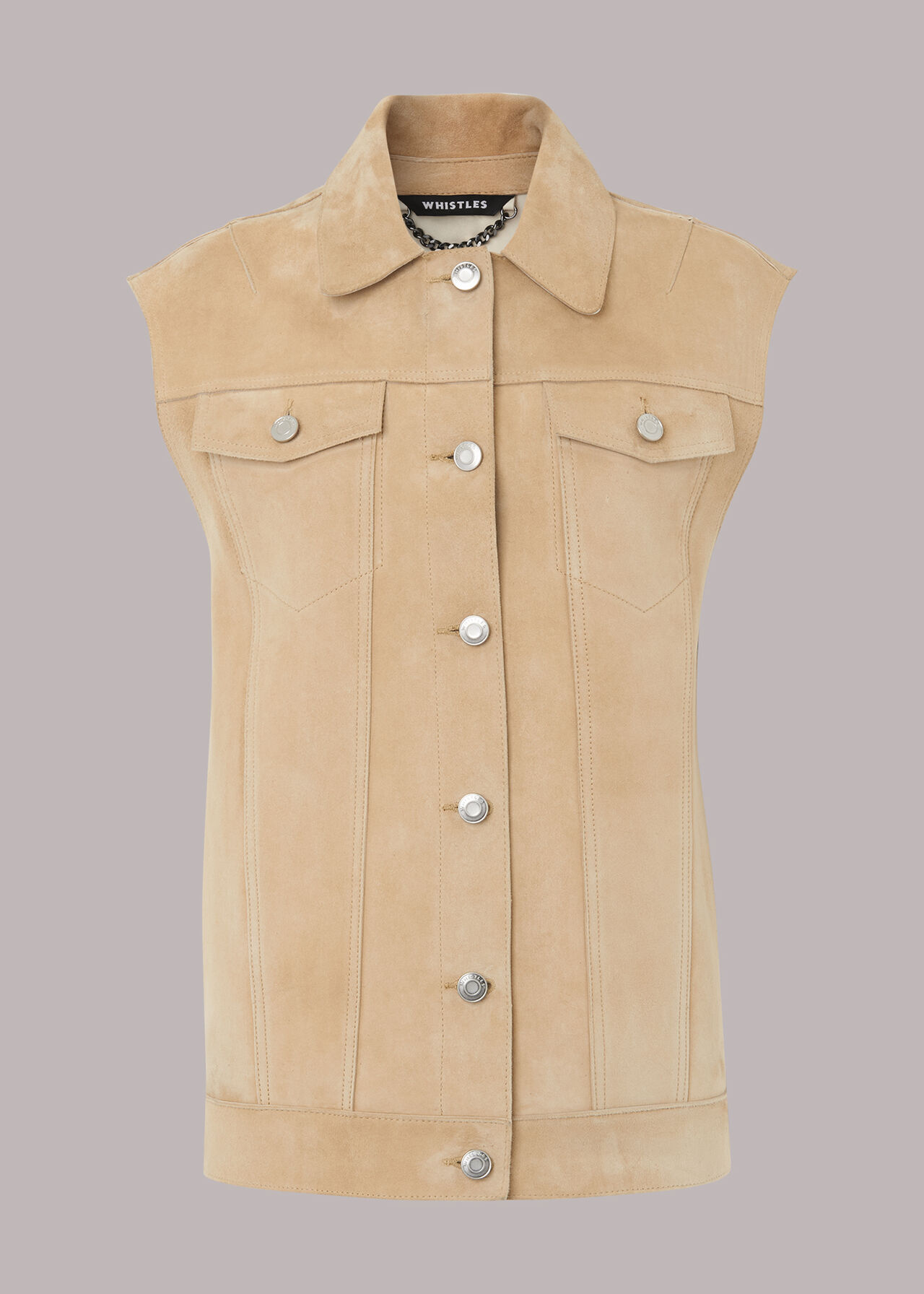 Calvin Bonded Suede Gilet