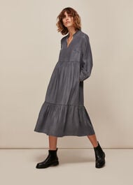 Denim Trapeze Dress