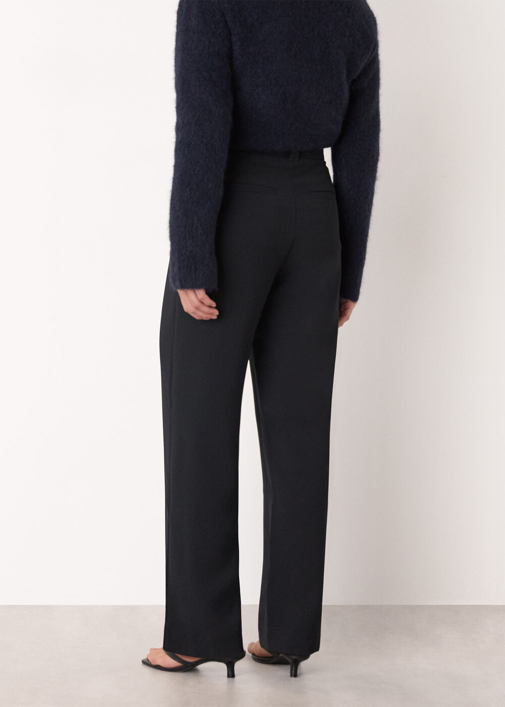 Harriet Tapered Crepe Trouser