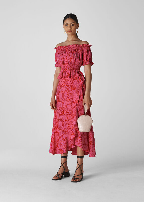 Sunflower Longline Wrap Skirt