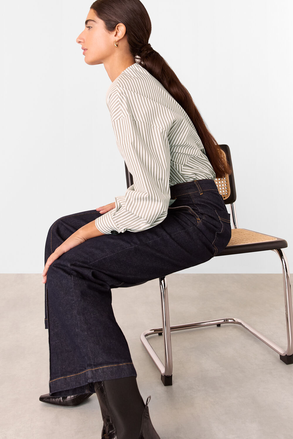 Kirstie Cotton Stripe Blouse