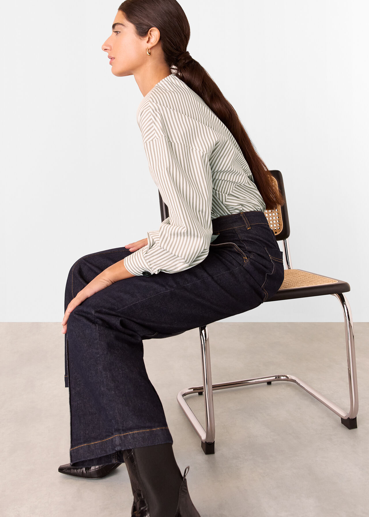 Kirstie Cotton Stripe Blouse