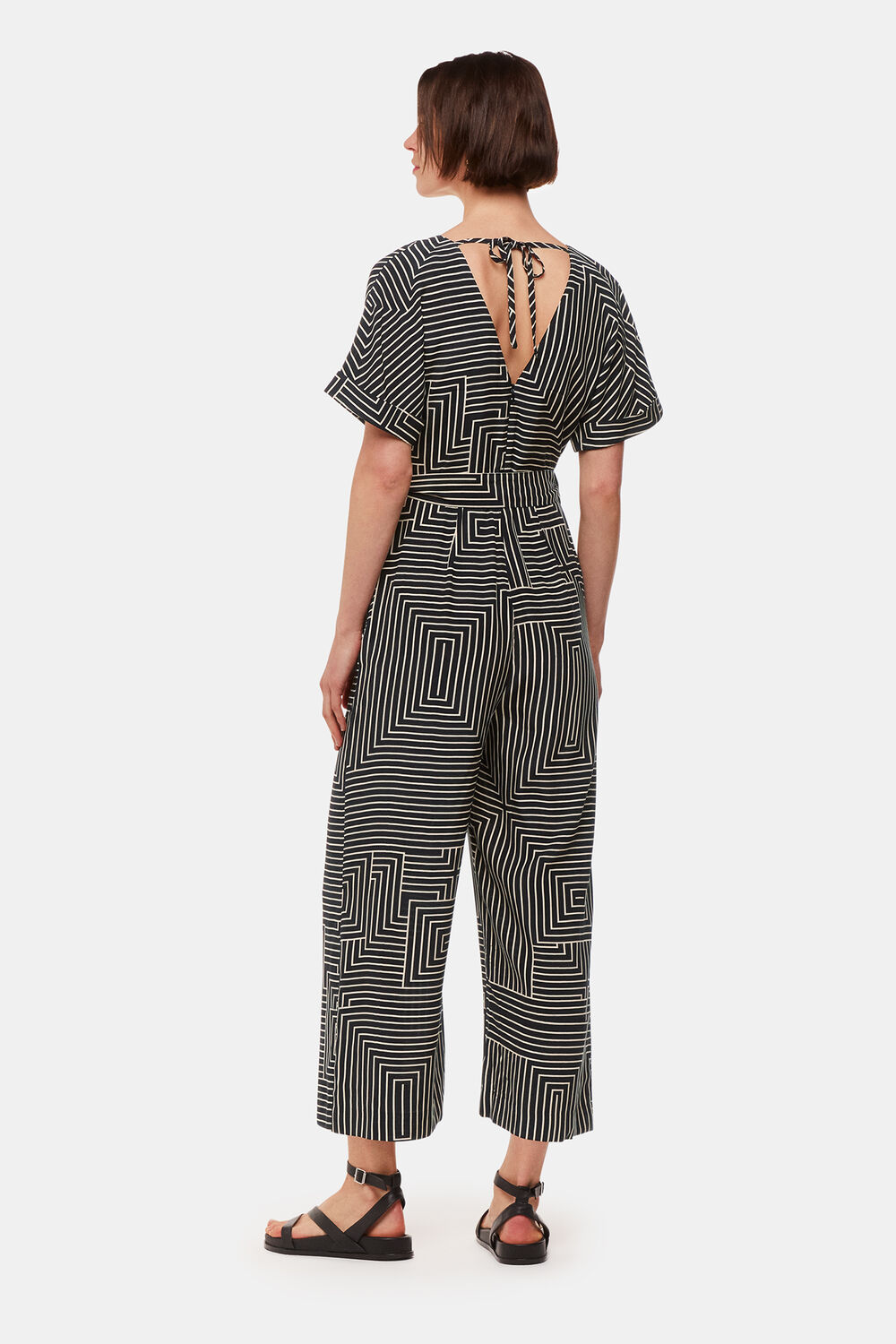 Angled Stripe Jumpsuit