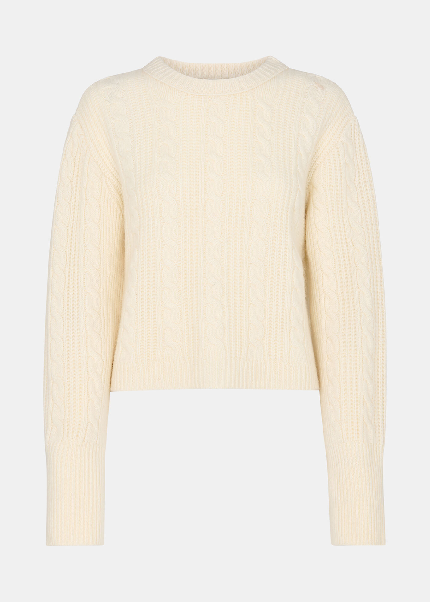 Crew neck Knit pullover – L'AUBE BLANC