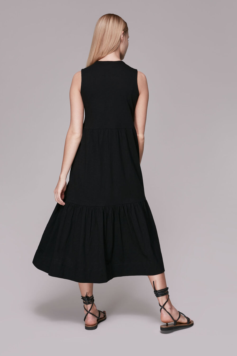 Tiered Jersey Dress