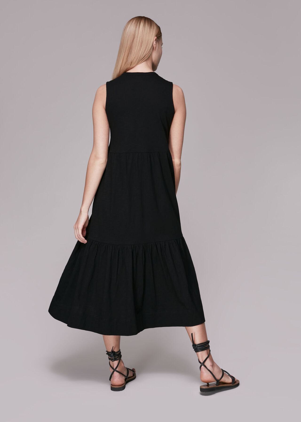 Tiered Jersey Dress