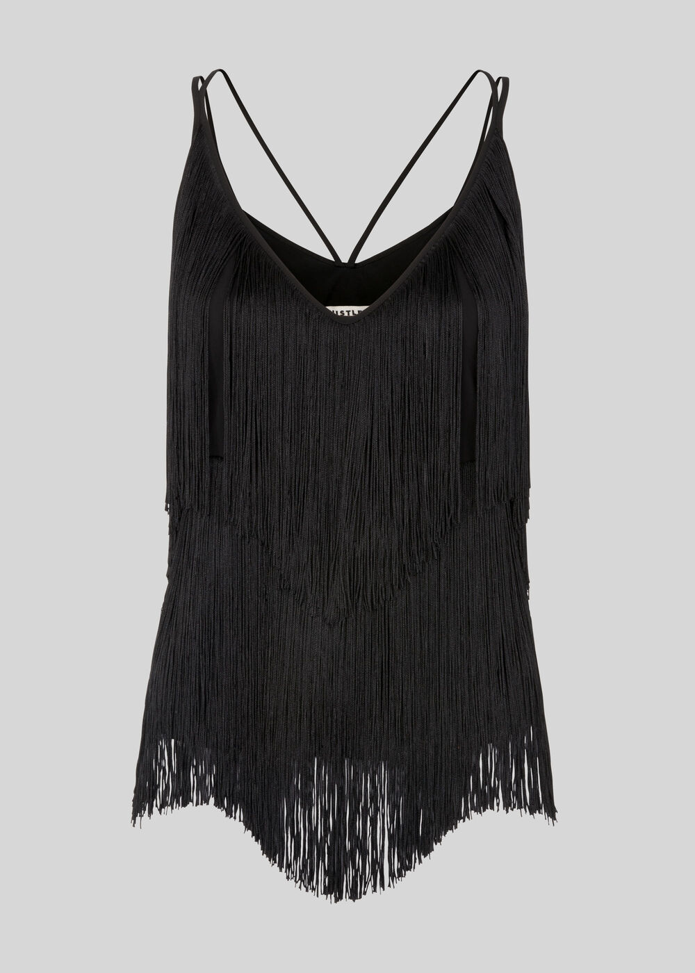 Evena Fringe Detail Cami Black