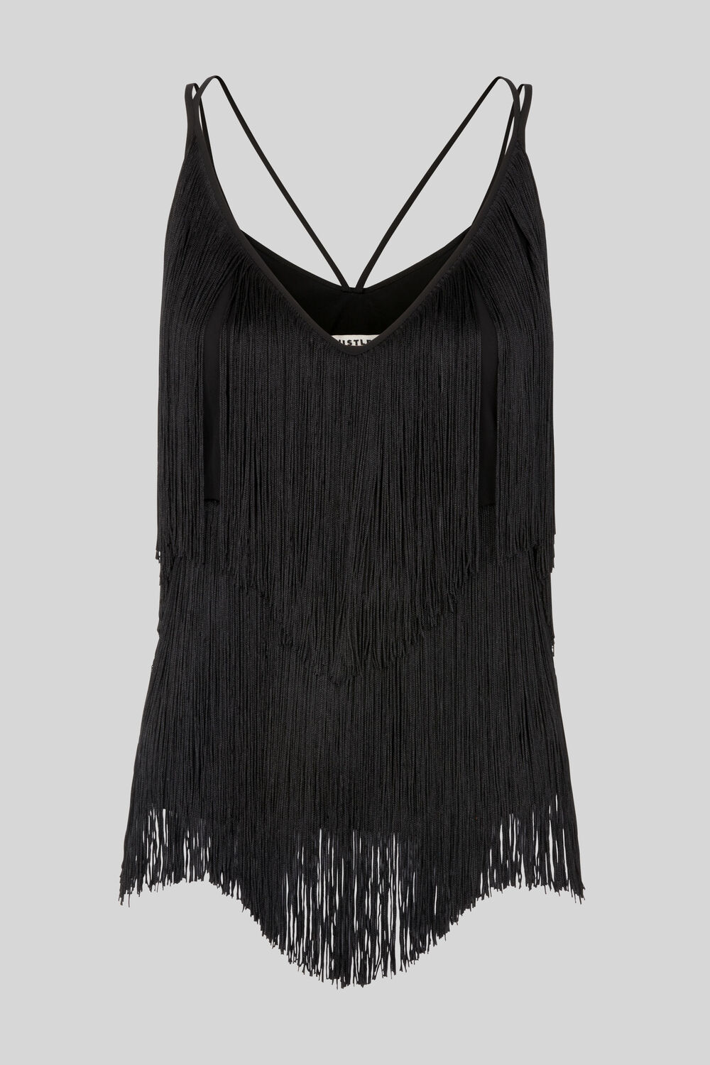 Evena Fringe Detail Cami Black