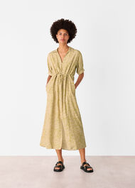 Tiger Flame Midi Dress