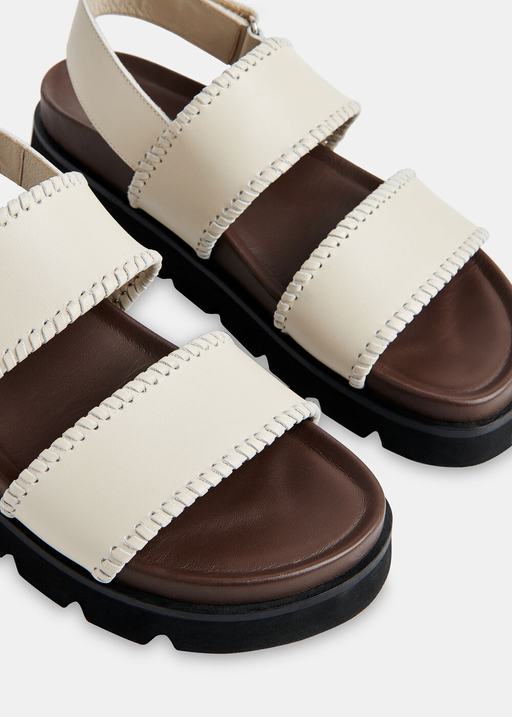 Ruben Whipstitch Velcro Sandal