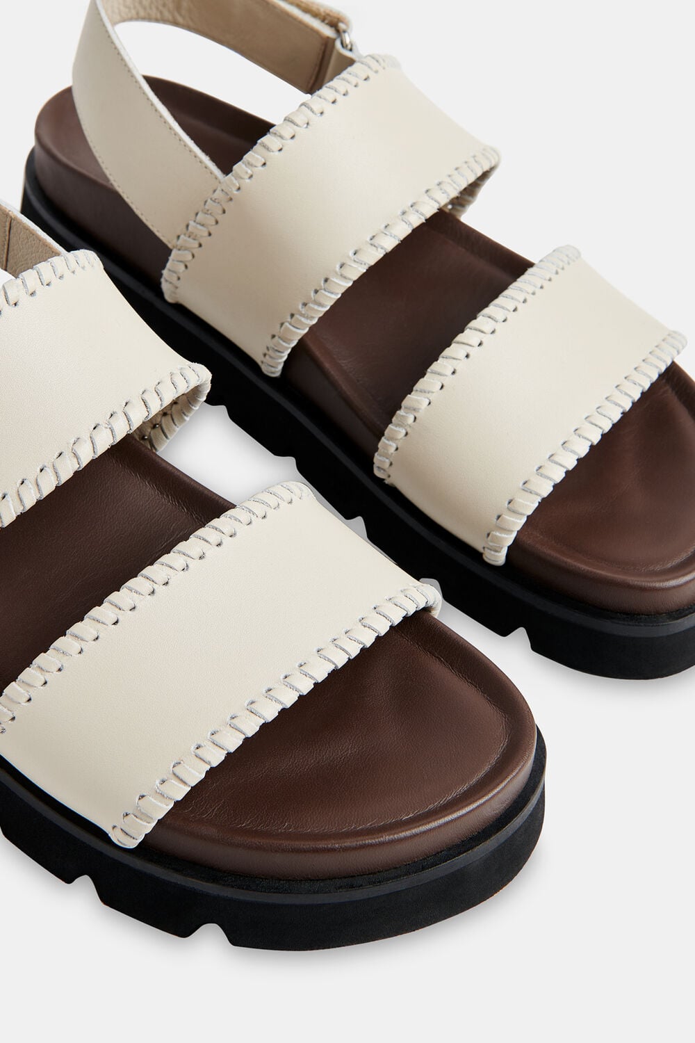 Ruben Whipstitch Velcro Sandal