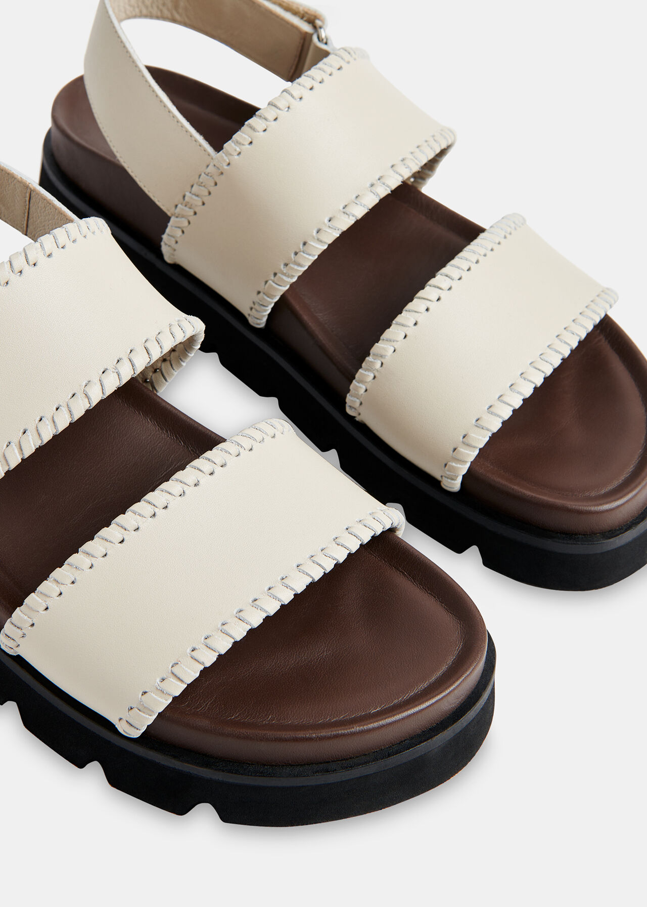Ruben Whipstitch Velcro Sandal
