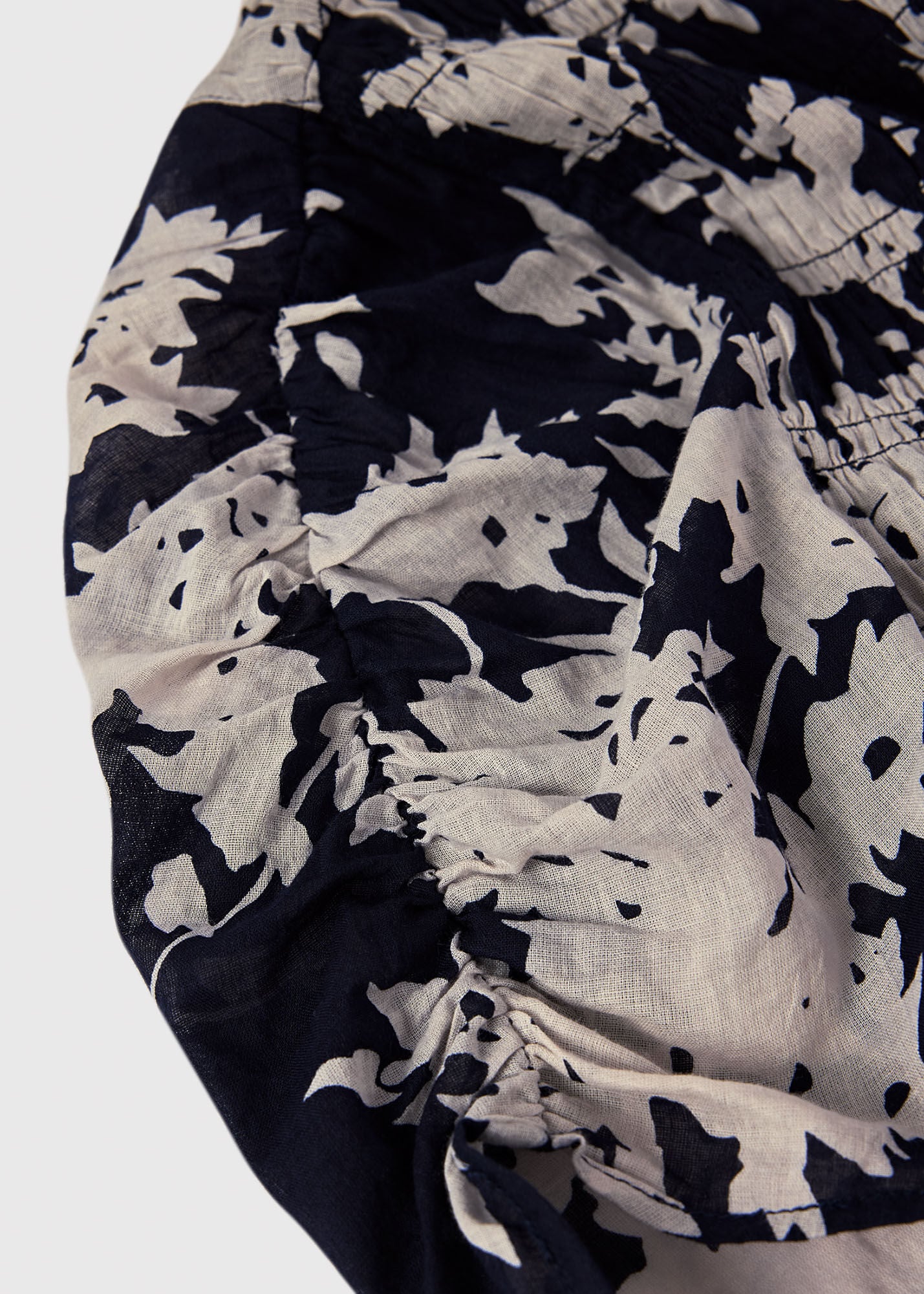 Navy/Multi Shadow Floral Avery Dress | WHISTLES | Whistles US |