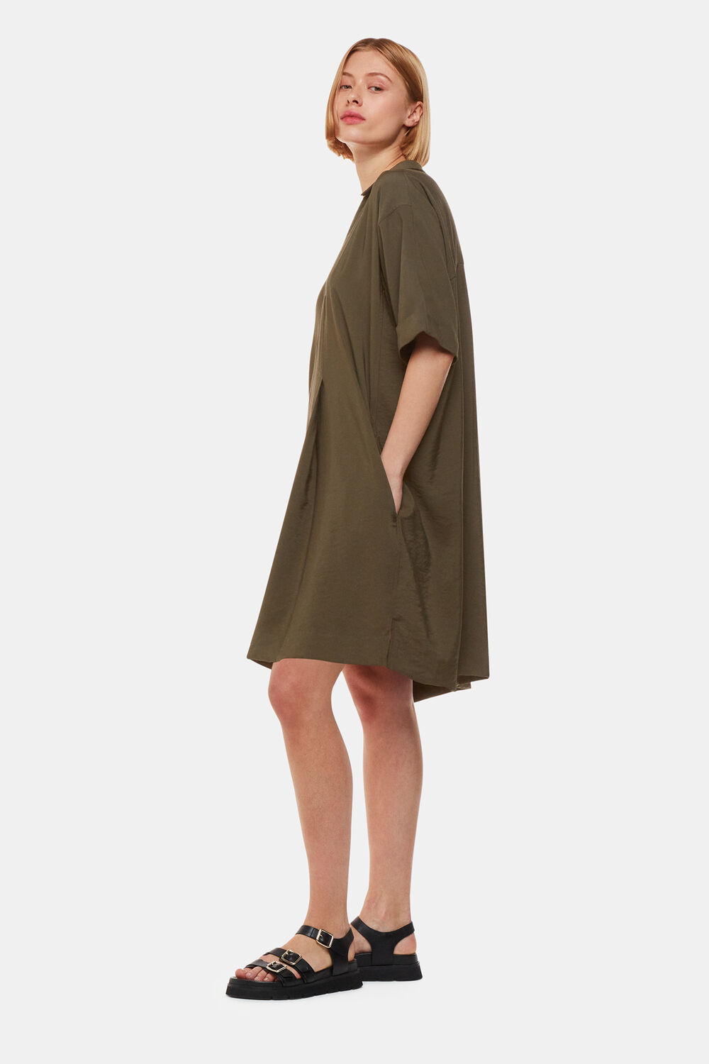 Khaki Melanie Dress