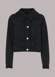 Collar Detail Denim Jacket