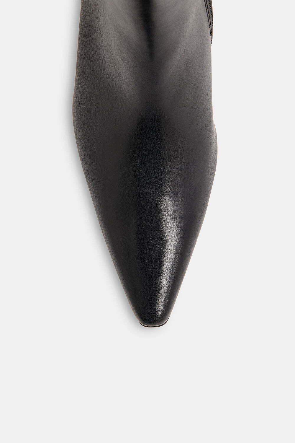 Black Pointed Heeled Boot