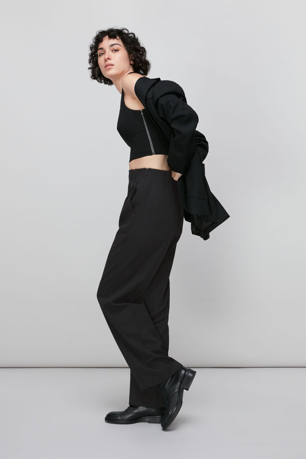 Twill Tailored Tapered Trouser