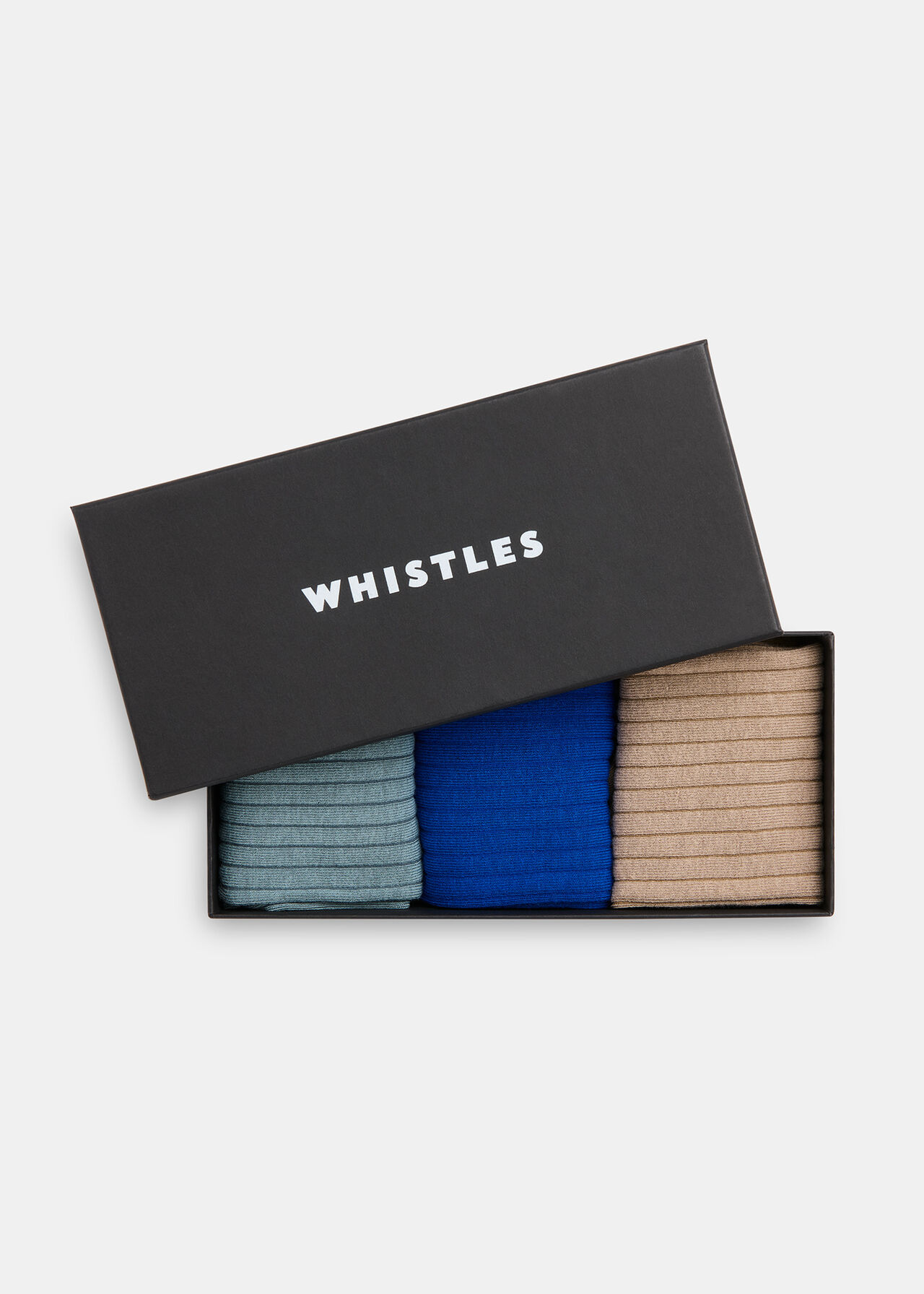 Ribbed Socks Set of 3