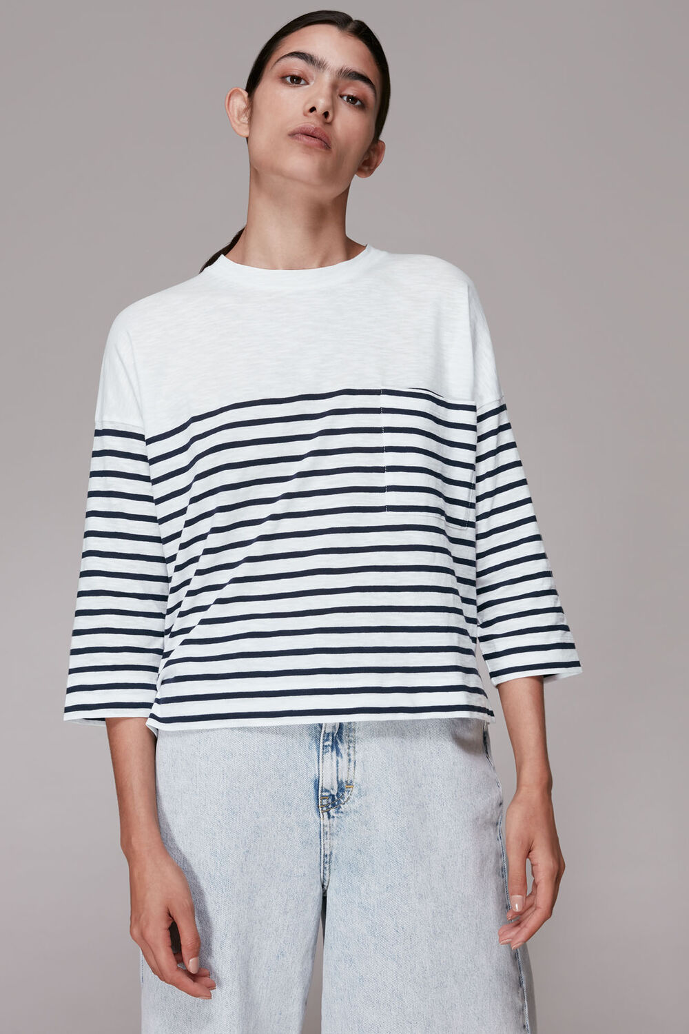 Breton Cotton Pocket Top