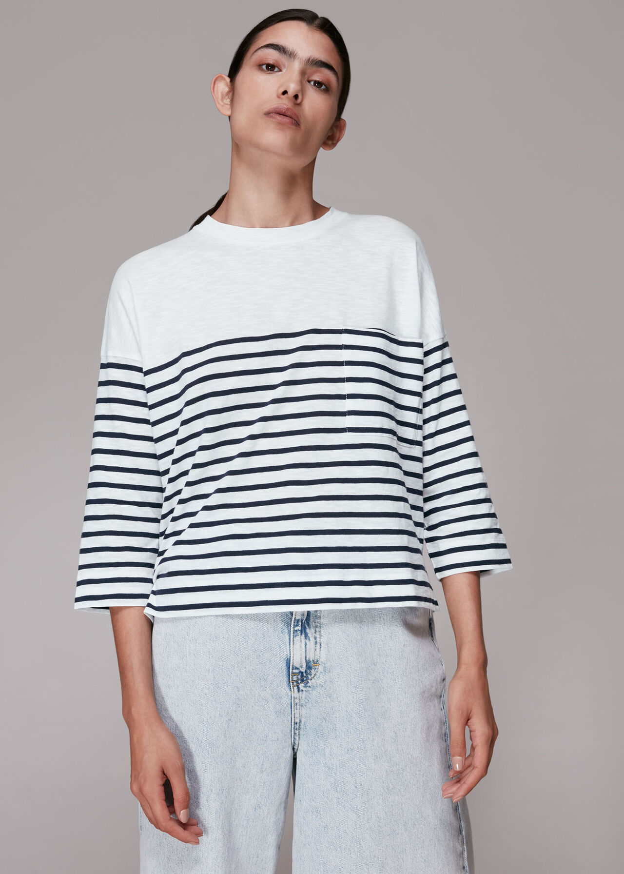 Breton Cotton Pocket Top