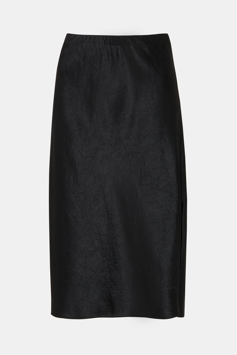 Satin Knee Length Skirt