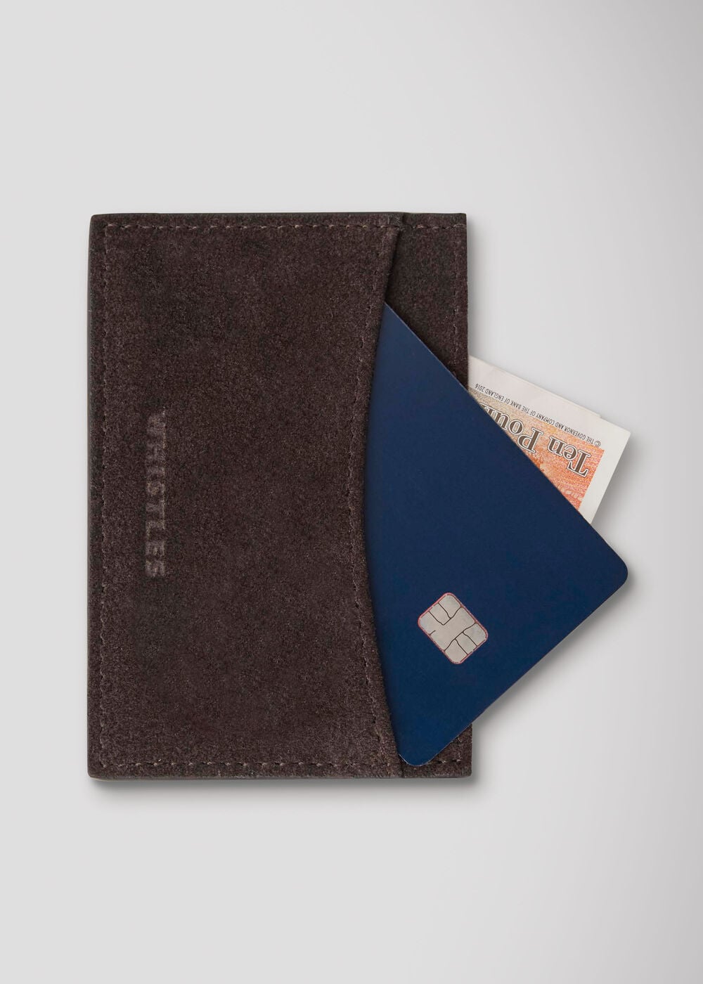 Suede Card Holder