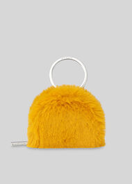 Harper Faux Fur Keyring Purse