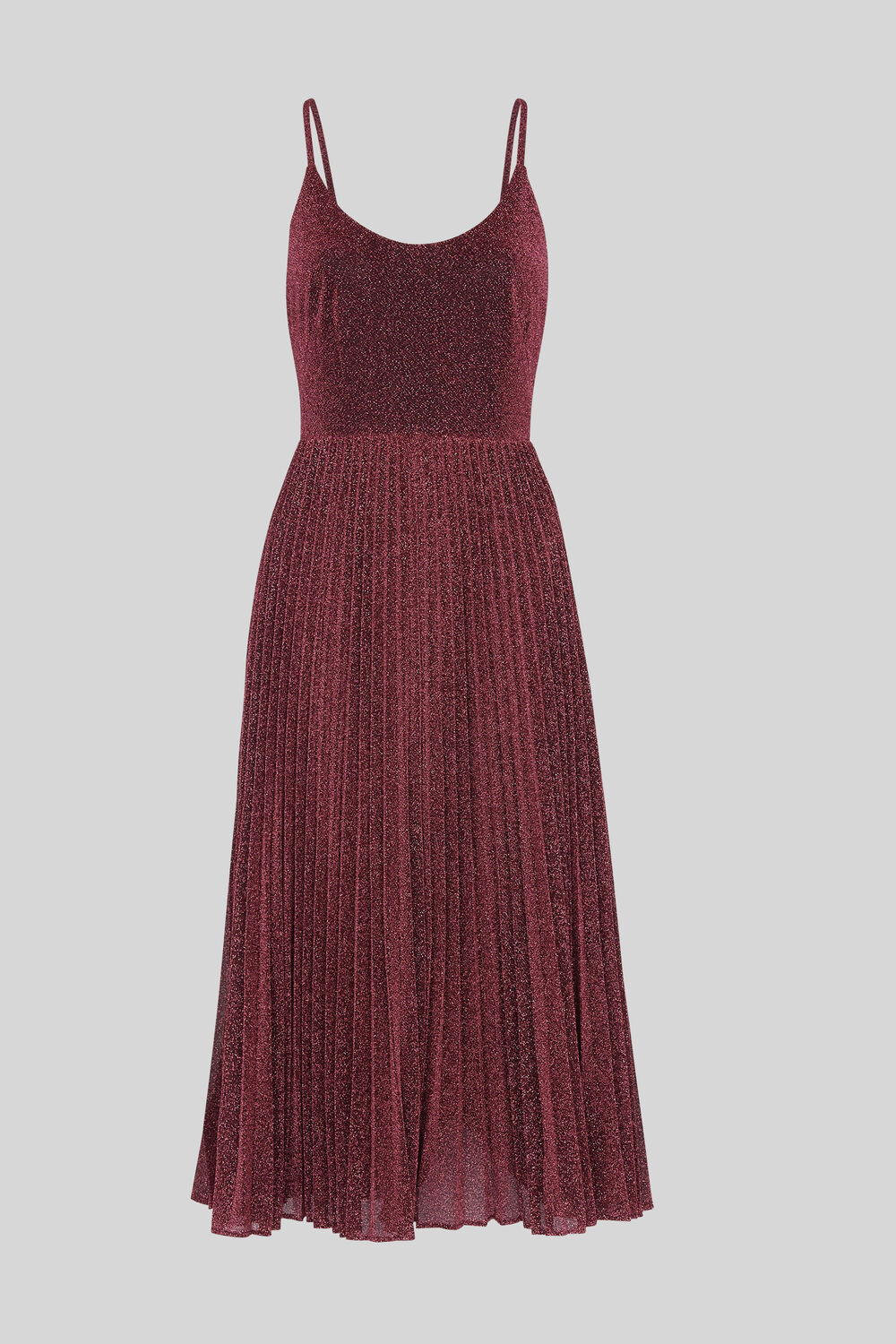 Regina Sparkle Pleated Dress Pink