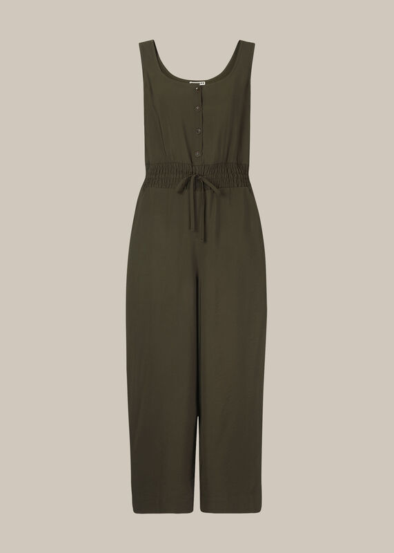 Khaki Quinn Casual Jumpsuit