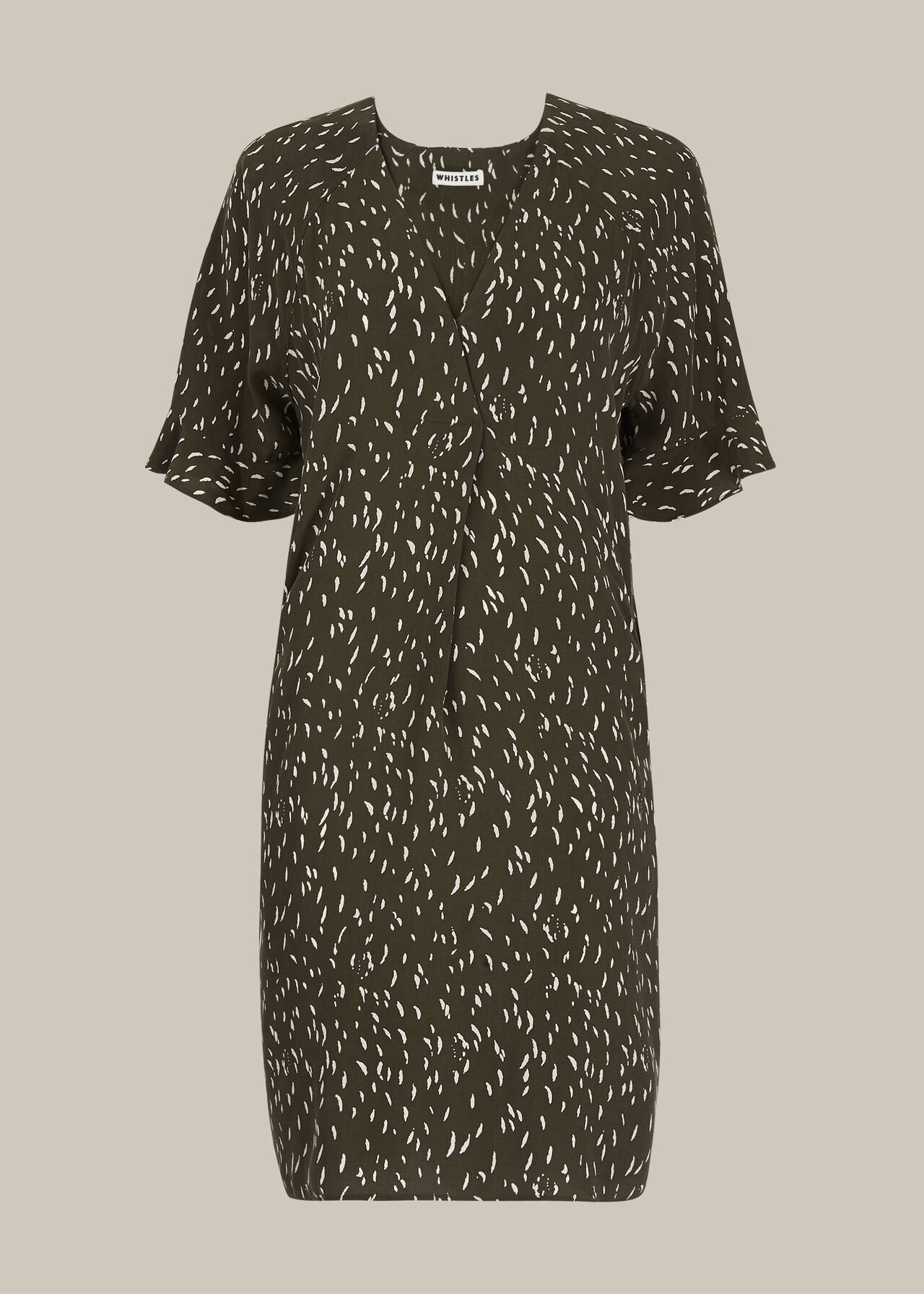 Fleck Print Alba Dress