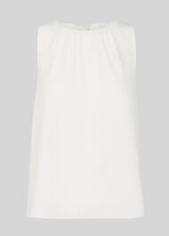 Lark Tie Back Top Ivory