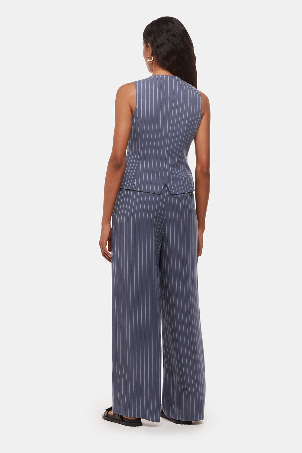 Petite Lottie Pinstripe Trouser