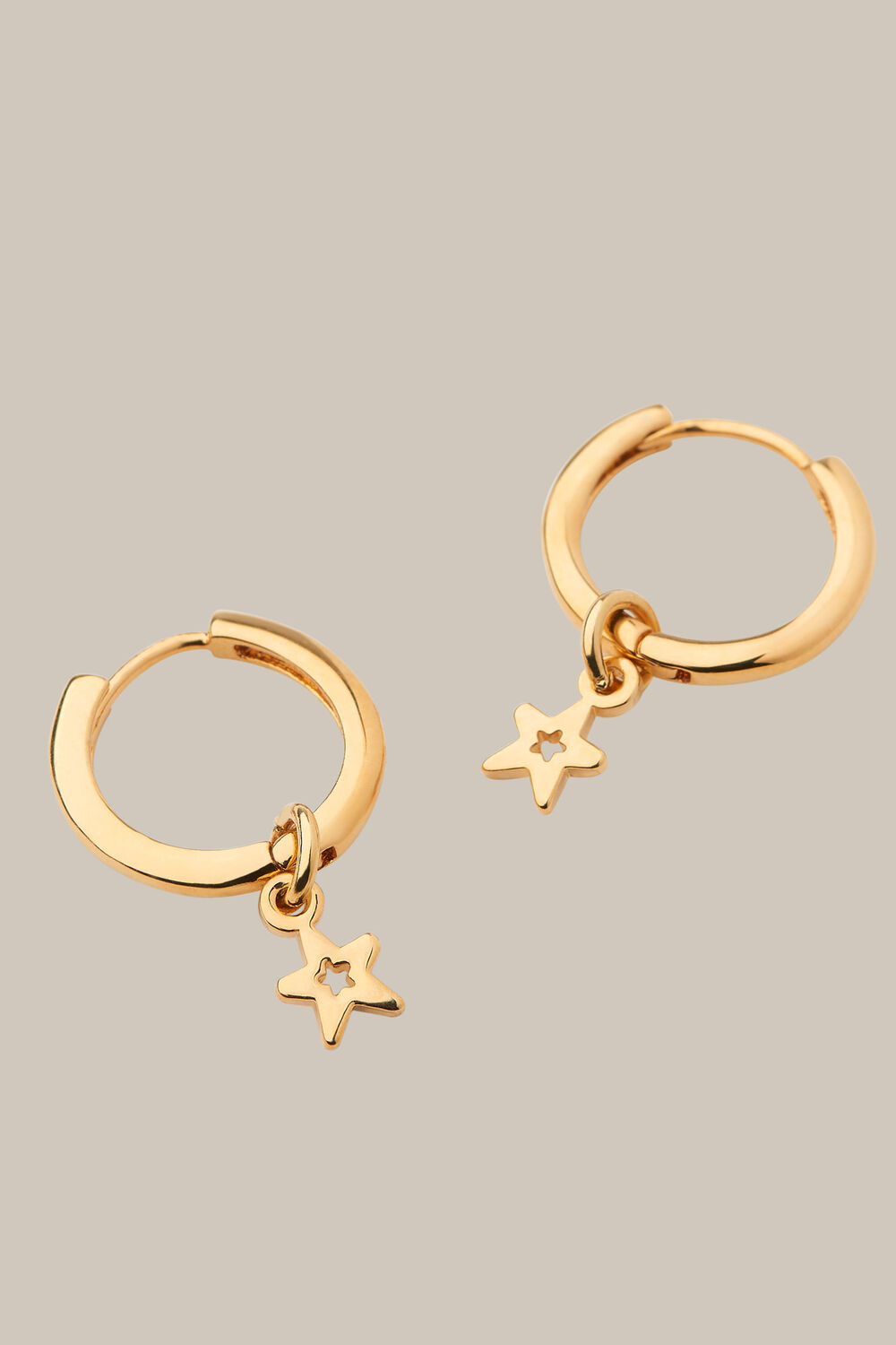 Mini Star Hoop Earring