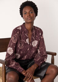Floral Dobby Blouse