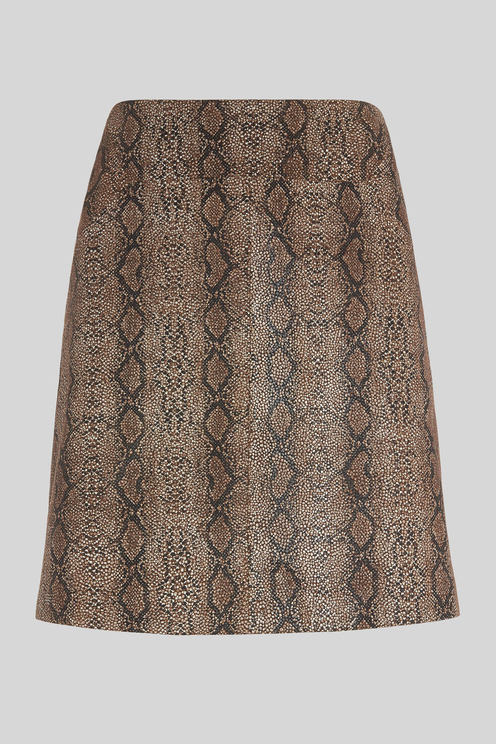 Snake Leather Aline Skirt Snake Print