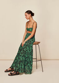 Tiger Animal Print Beach Skirt