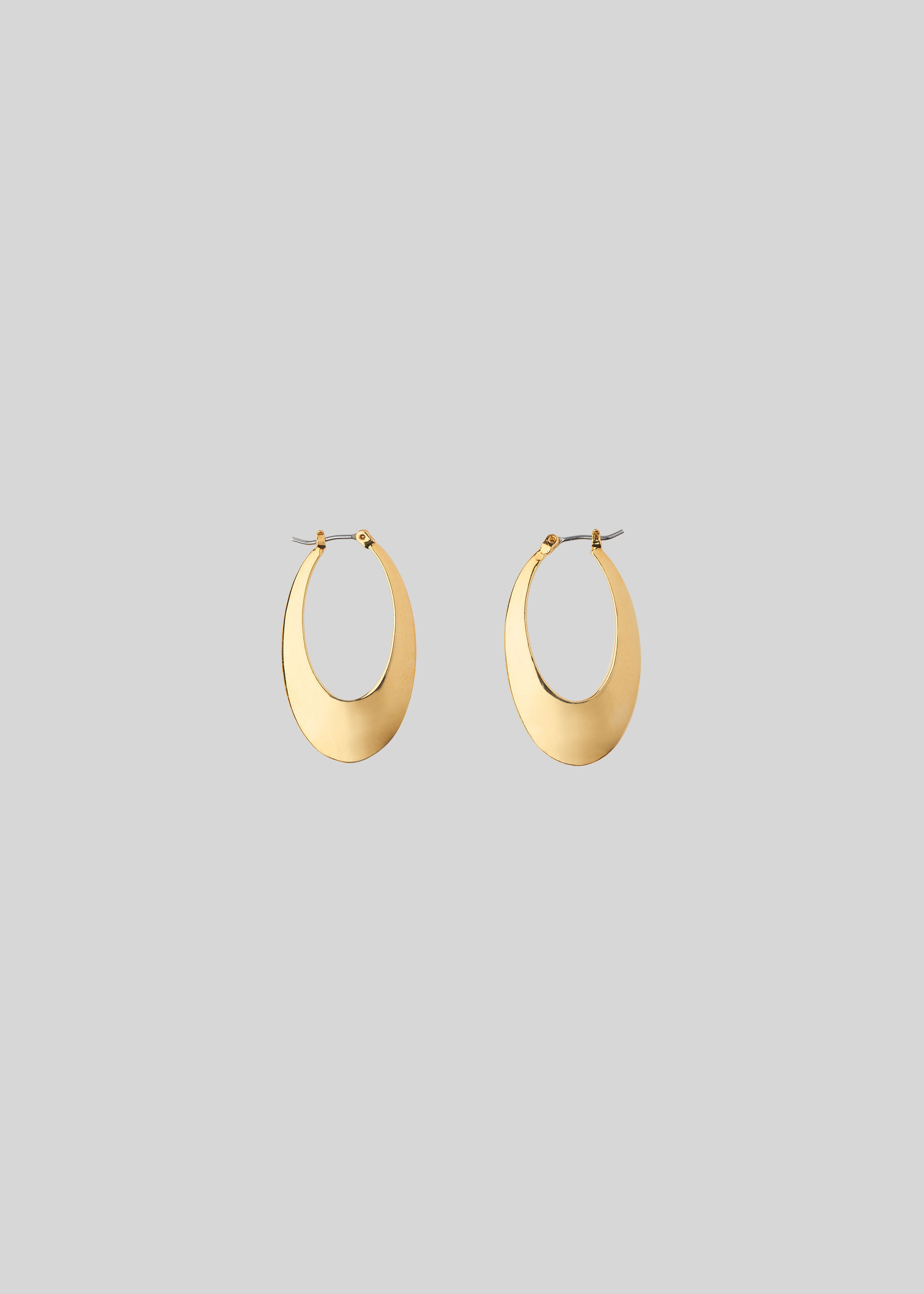 Large Oval Hoop
