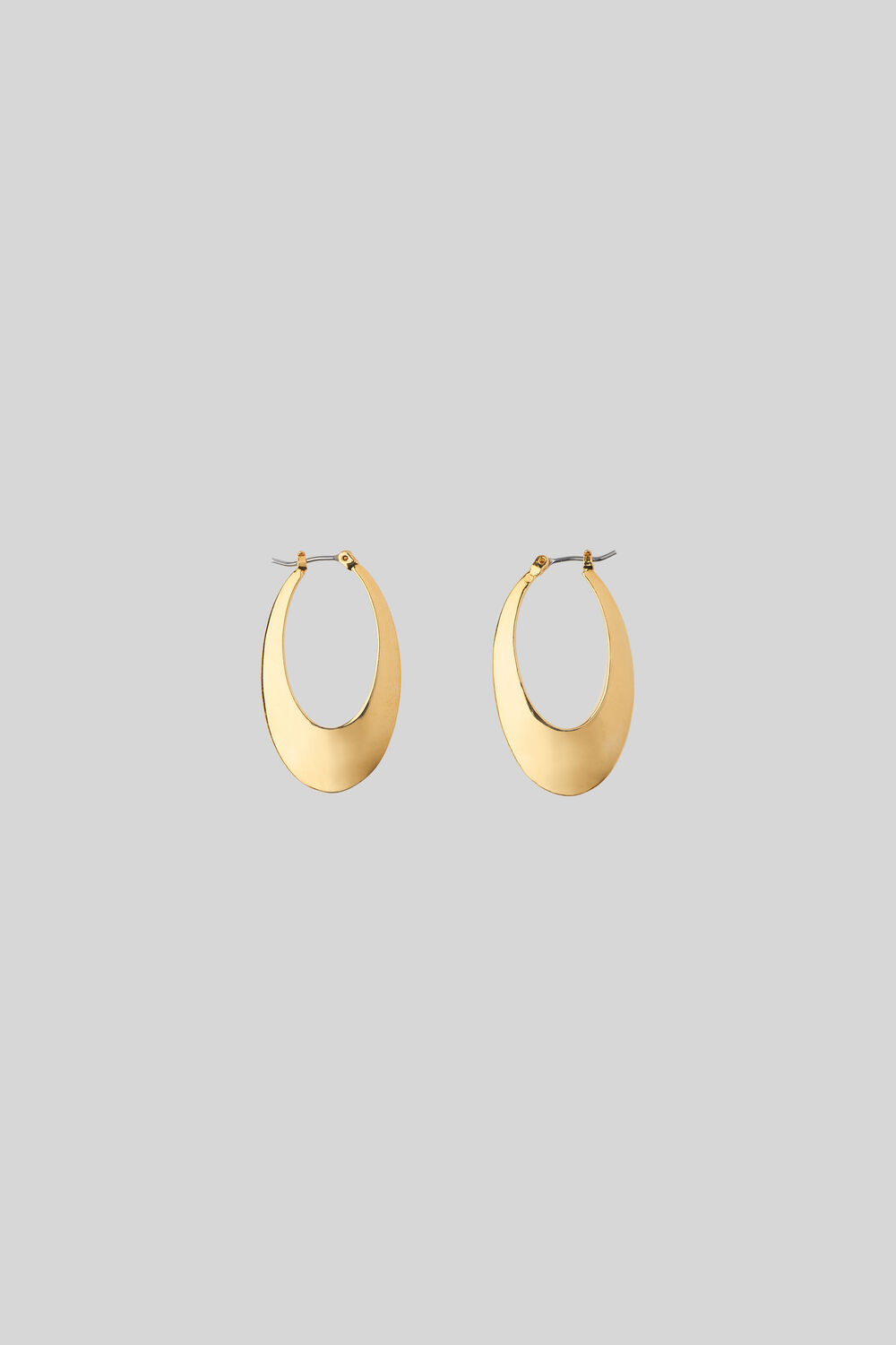 Large Oval Hoop Gold/Multi