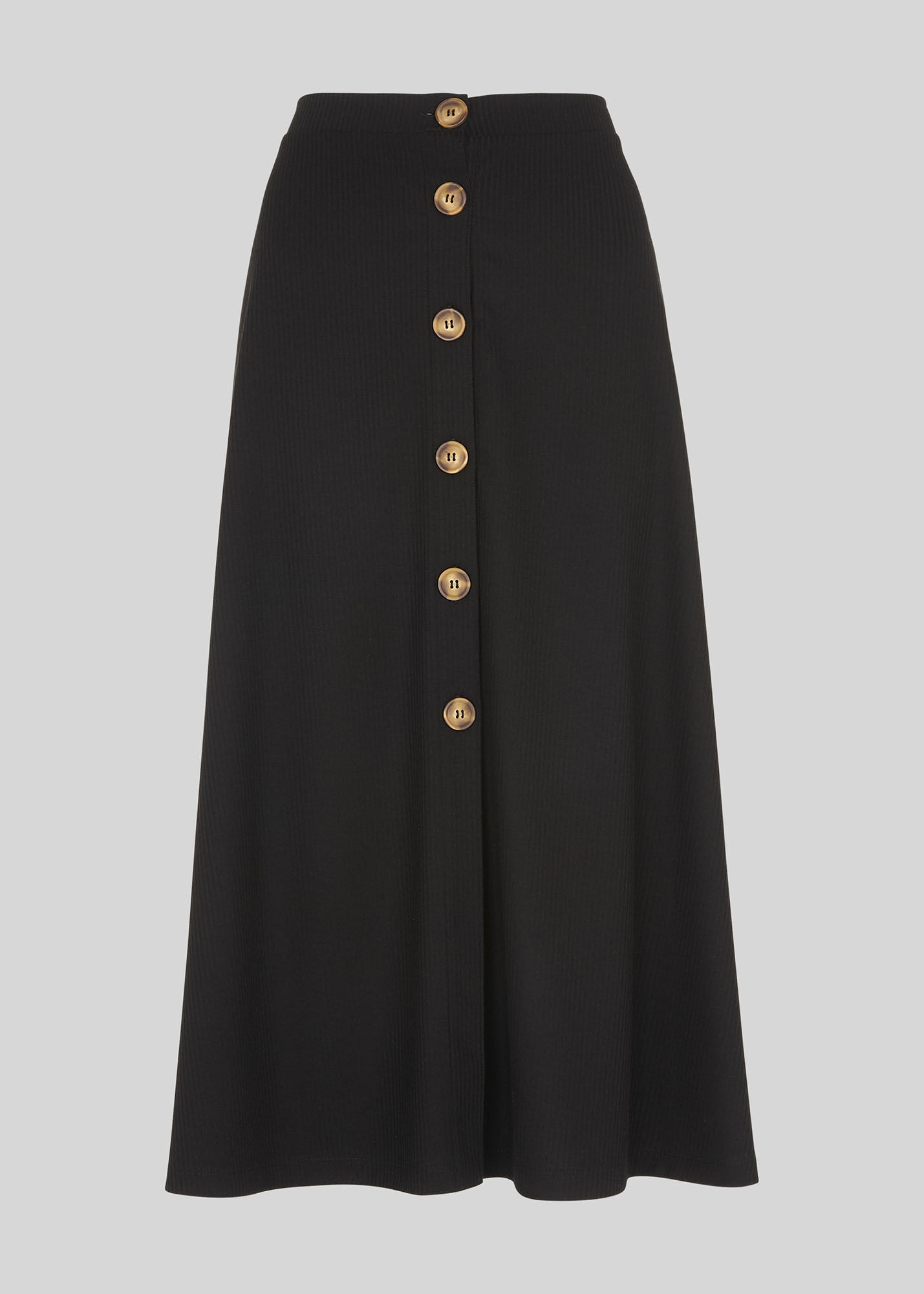 Jersey skirt with buttons shop