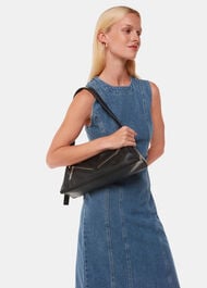Seva Triple Zip Shoulder Bag
