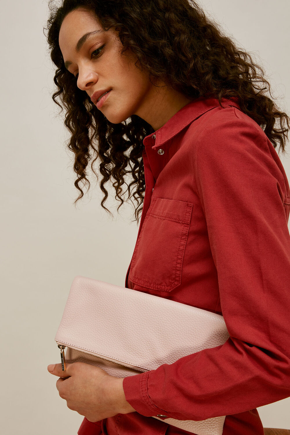 Chapel Zip Foldover Clutch