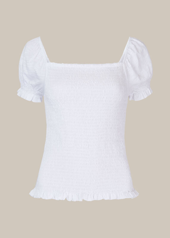 Bex Rouched Frill Top