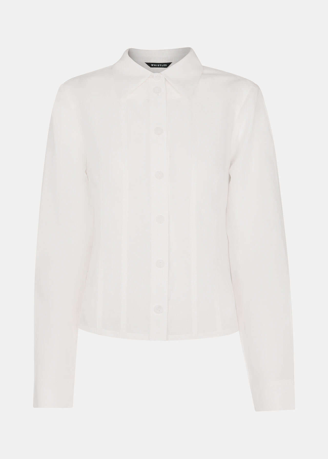 White Cloe Seam Detail Shirt | WHISTLES