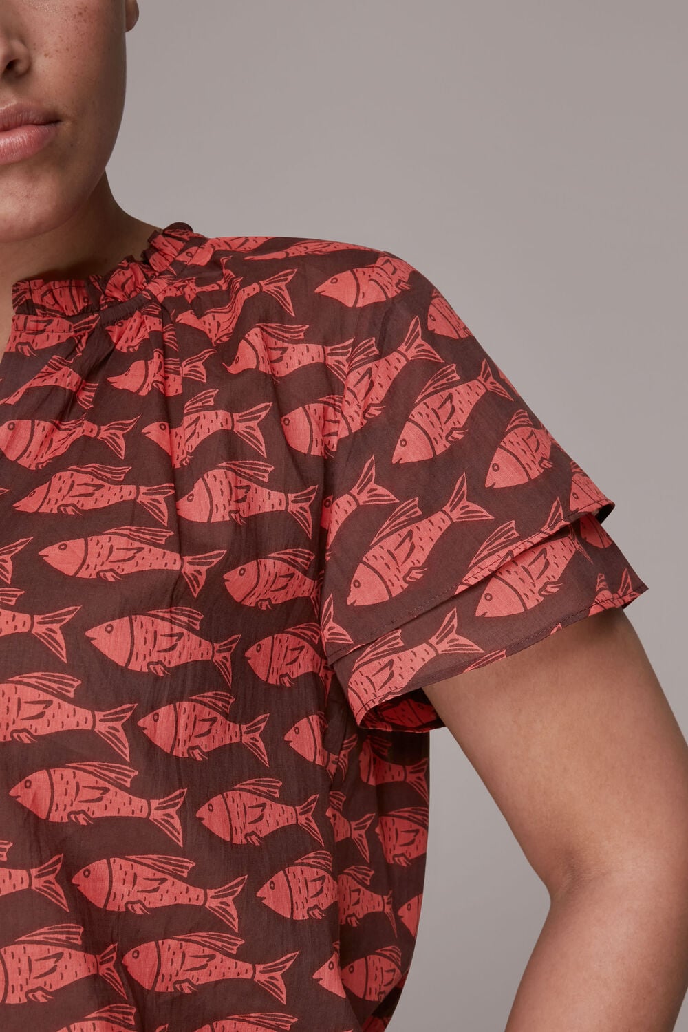 Pisces Print Top