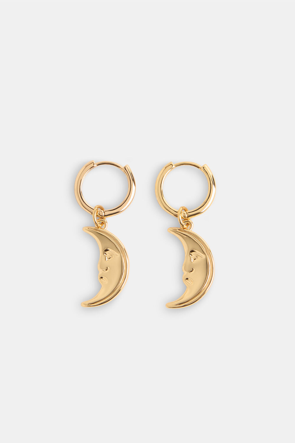 Half Moon Huggie Earring