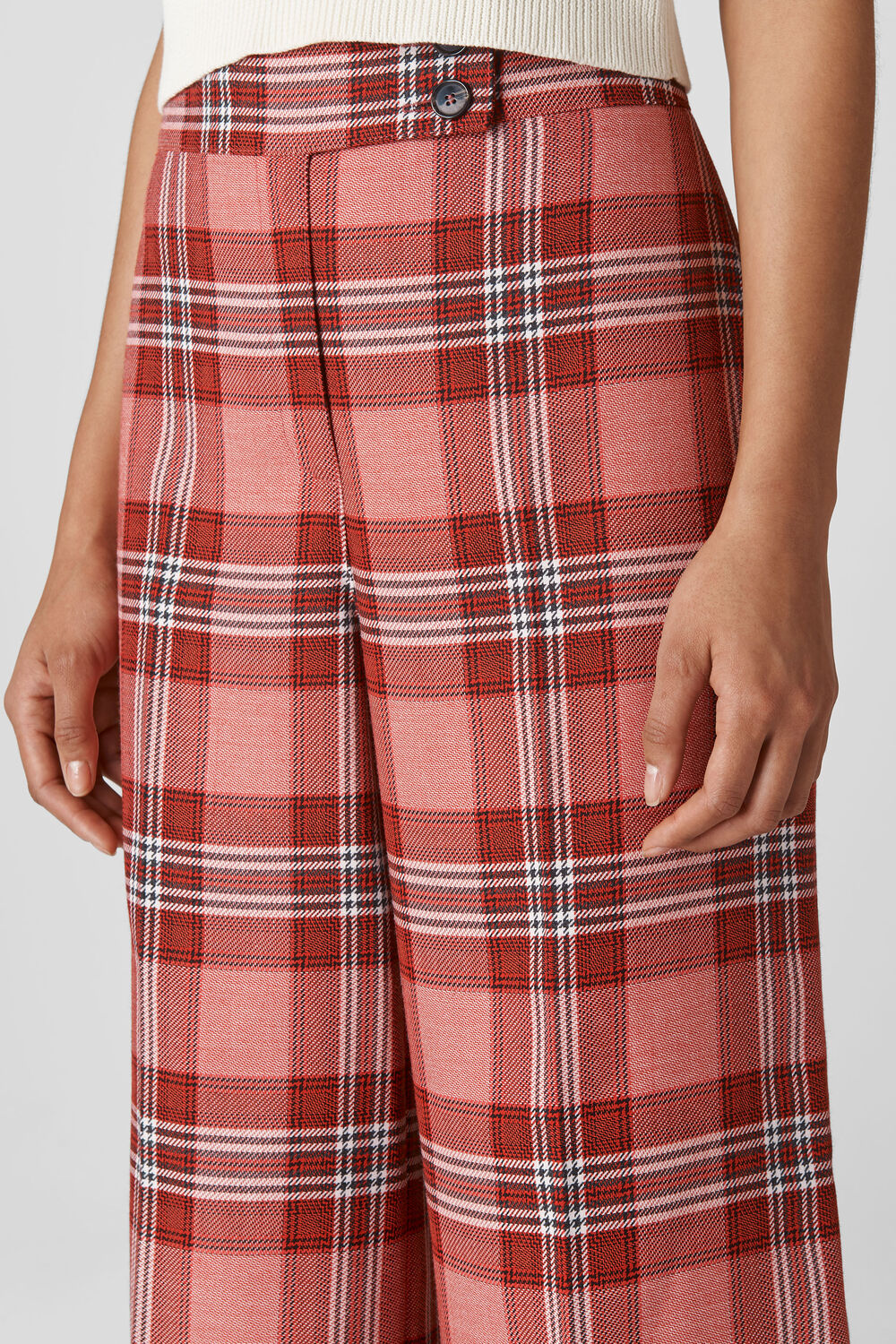 Cara Check Trouser Red/Multi