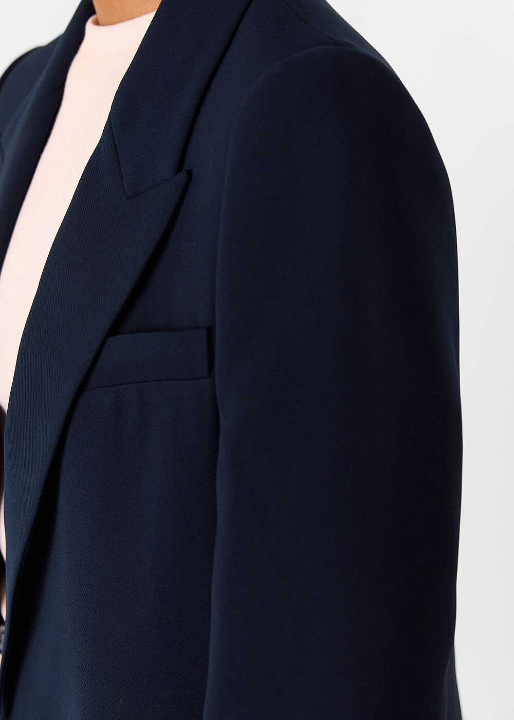 Petite Crepe Boyfriend Blazer