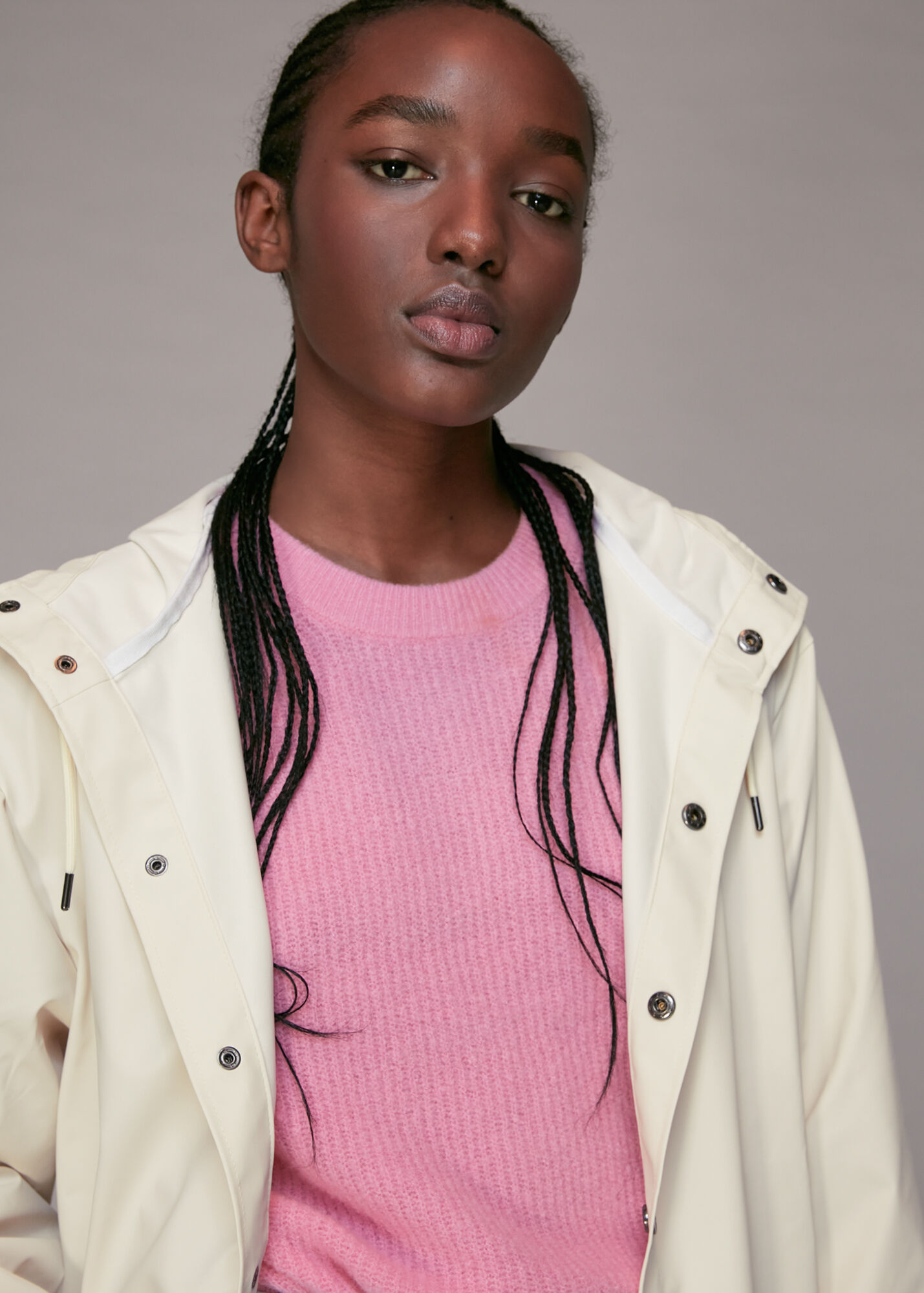 Ivory ella rain clearance jacket