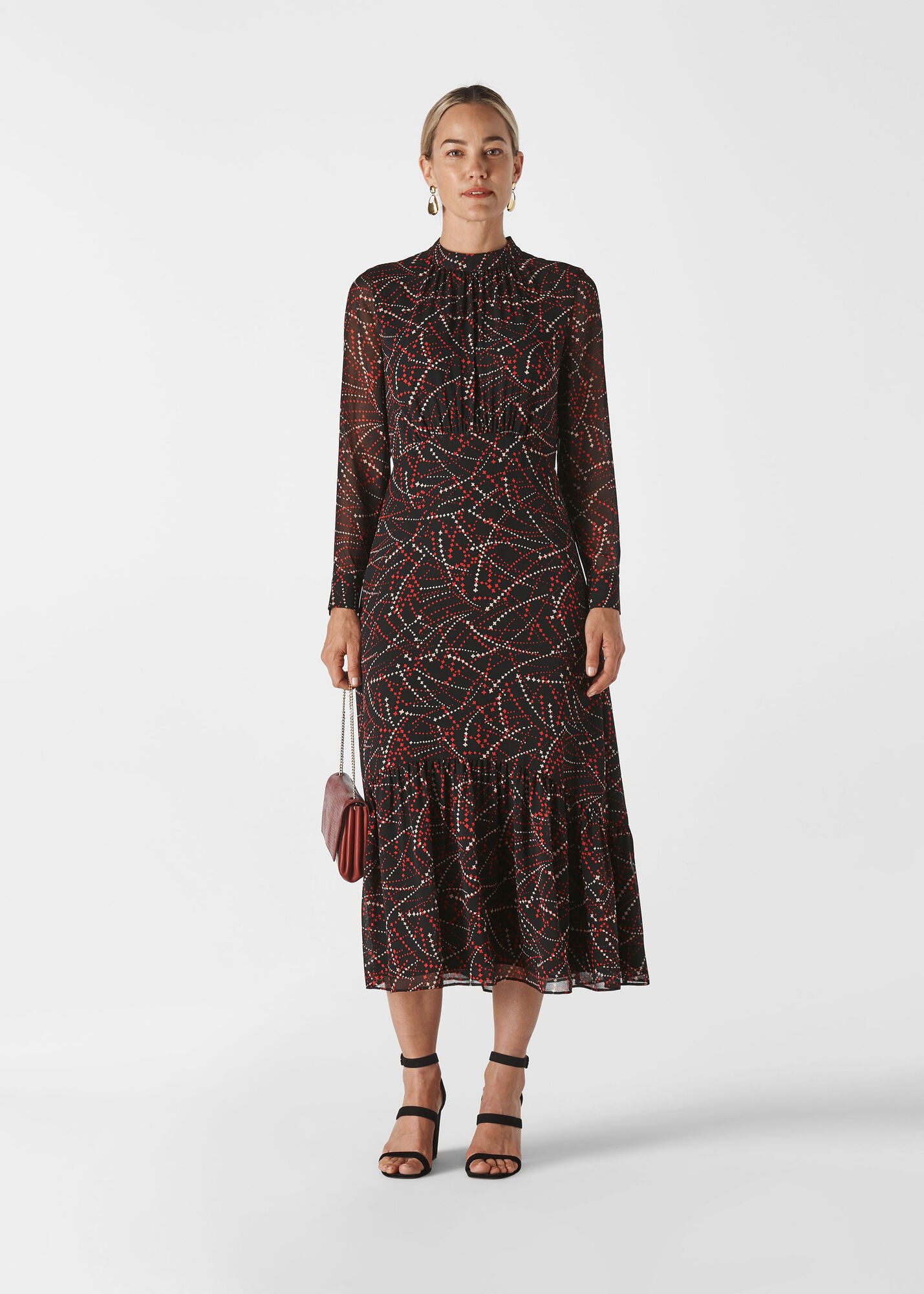Multicolour Shooting Star Dress | WHISTLES | Whistles UK
