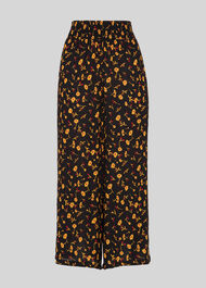 Aster Floral Print Trouser Black/Multi